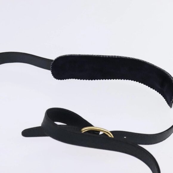 GUCCI GG Supreme Sherry Line Shoulder Bag PVC Navy Gold Red Auth BA5636 - Picture 9 of 16